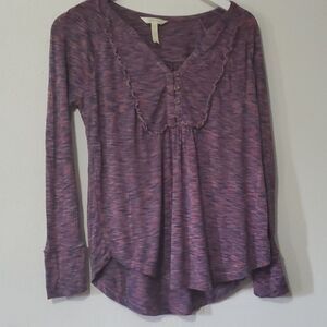 Matilda Jane Purple Ruffled Long Sleeve Blouse